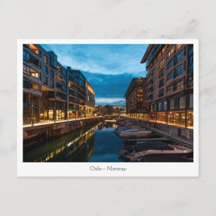 Carte Postale Oslo Norvège