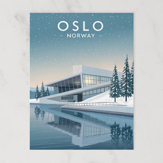 Carte Postale Oslo, Norvège