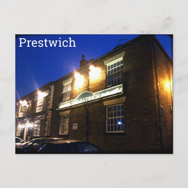 Carte postale Ostrich, Prestwich (Devant)