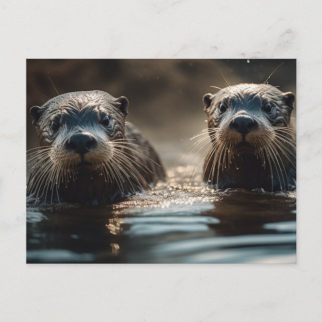Carte Postale Otter (Devant)