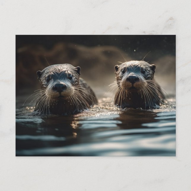 Carte Postale Otter (Devant)