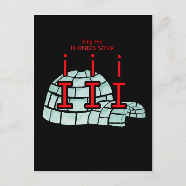 carte postale ou carte flashcard (Devant)