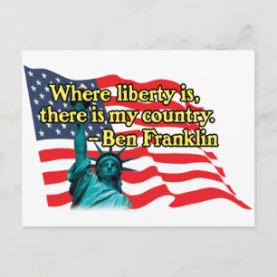 Carte Postale où la liberté est v2