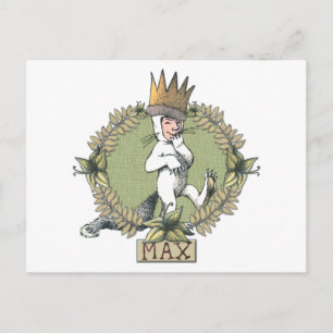 Carte Postale Où sont les choses sauvages   Insigne max.