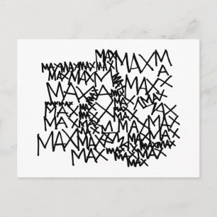 Carte Postale Où sont les choses sauvages   Max répété