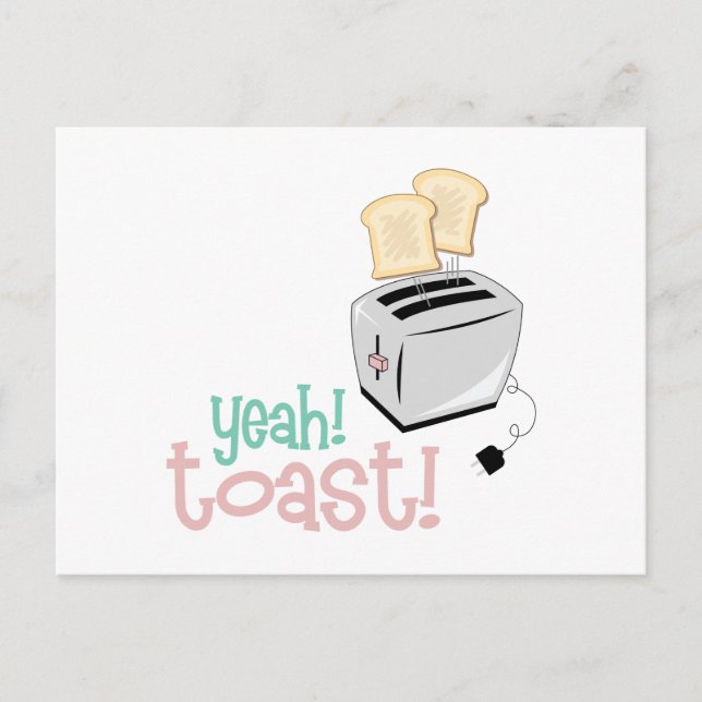 Carte Postale Ouais Toast (Devant)