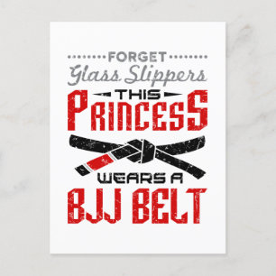 Carte Postale Oublier Chaussures en verre Princesse Porte BJJ Be