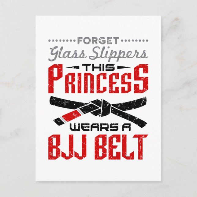 Carte Postale Oublier Chaussures en verre Princesse Porte BJJ Be (Devant)