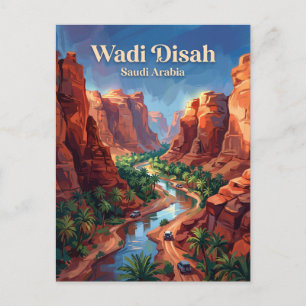 Carte Postale Oued Disah Arabie Saoudite