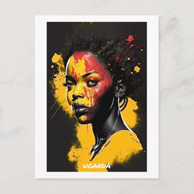 Carte postale Ouganda - Collection World of Women (Devant)