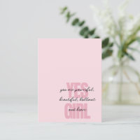 Oui Fille Vous Êtes Belle Motivationnelle Fille Im