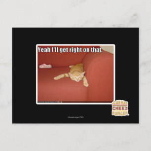 Carte Postale Oui, j'y vais.