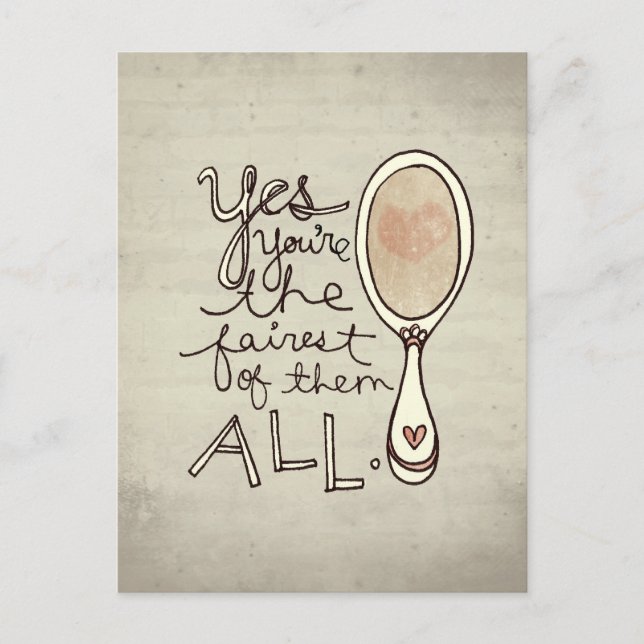 Carte Postale oui vous êtes les plus justes (Devant)