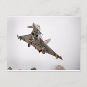 CARTE POSTALE OURAGAN D'EUROFIGHTER