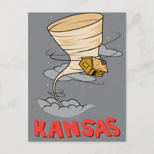 Carte Postale Ouragan du Kansas
