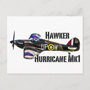 Carte Postale Ouragan Hawker Mk1