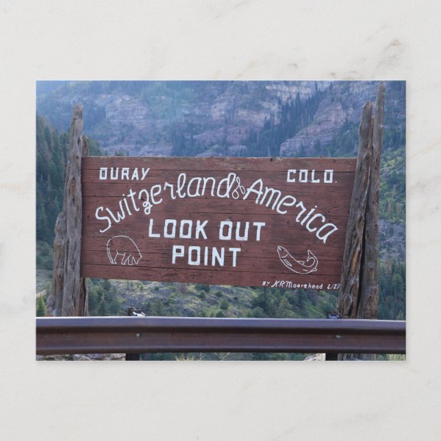 Carte Postale Ouray, Colorado (Devant)