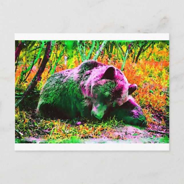 Carte Postale Ours (Devant)