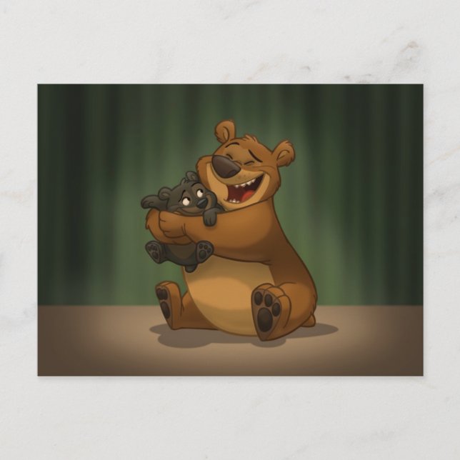 Carte postale Ours & Cube (Devant)