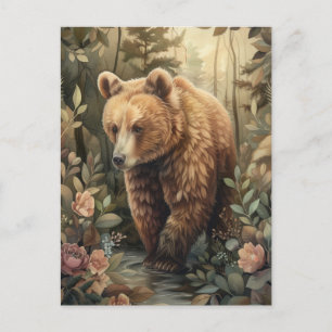 Carte Postale Ours Dans La Forêt