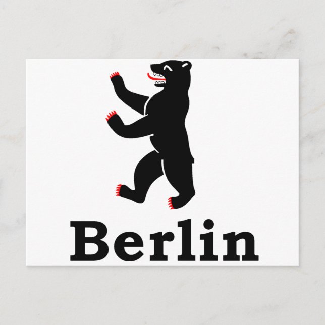 Carte Postale Ours de Berlin (Devant)