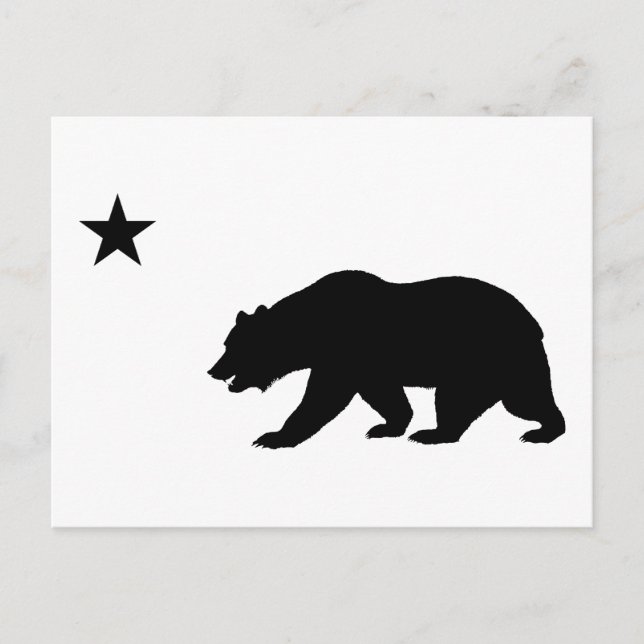 Carte Postale Ours de Californie (Devant)