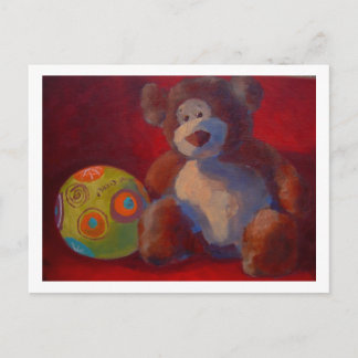 Carte Postale Ours de jouet