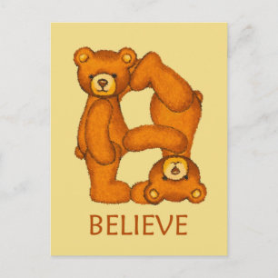 Carte Postale Ours de la Bible ~ Croire Écriture