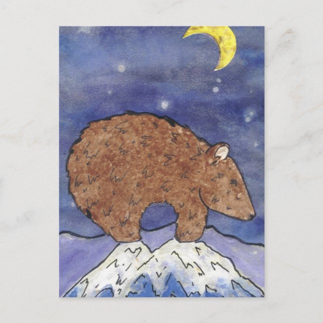 Carte Postale Ours de minuit (Devant)