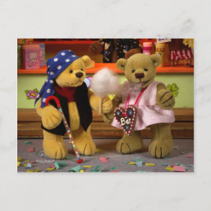 Carte Postale Ours Dinky : Amitié