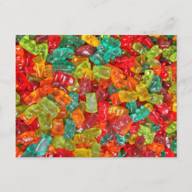 Carte postale Ours Gummy (Devant)
