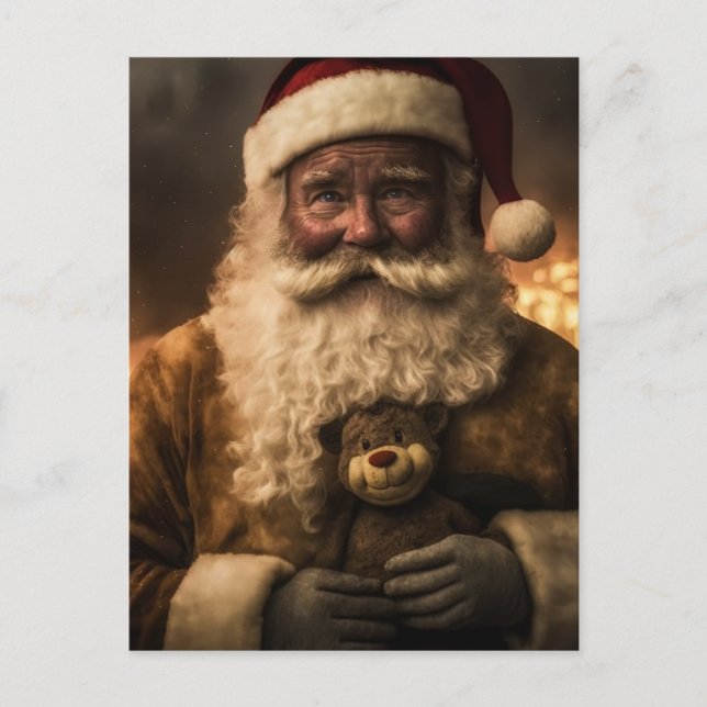 Carte postale Ours Père Noël Aussie (Devant)