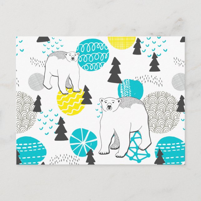 Carte Postale Ours polaire (Devant)
