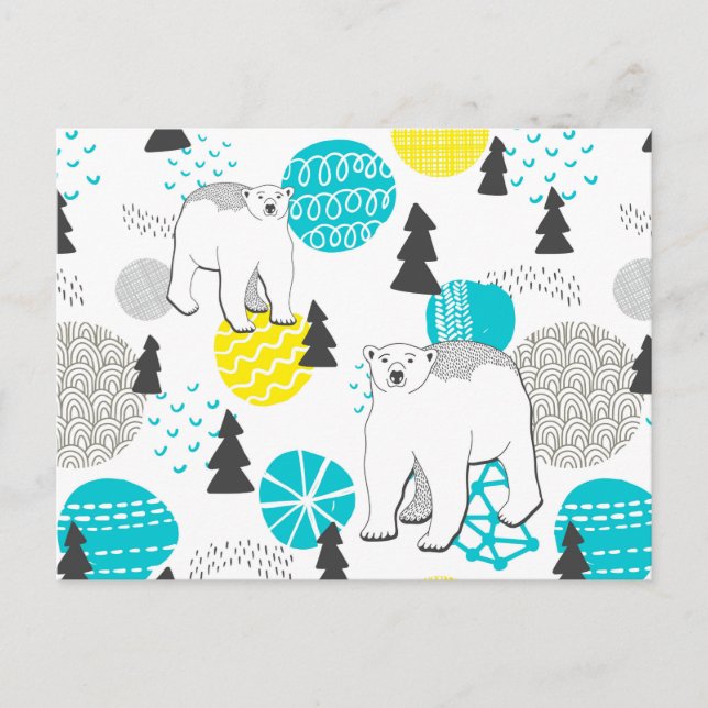 Carte Postale Ours polaire (Devant)