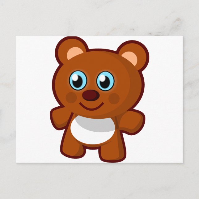 Carte Postale Ourson (Devant)