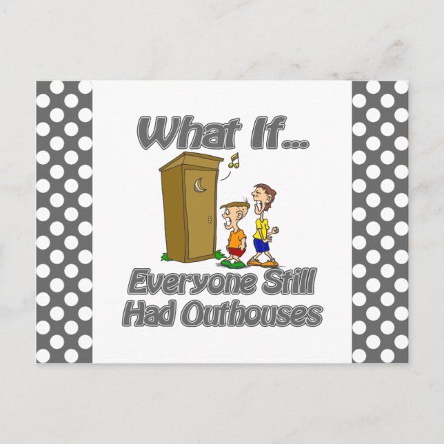 Carte Postale Outhouses (Devant)