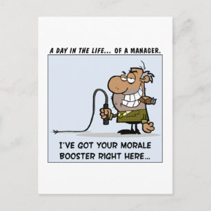 Carte Postale Outils de gestion pour booster le moral des employ