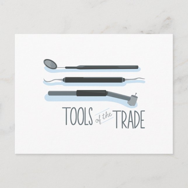 Carte Postale Outils du commerce (Devant)