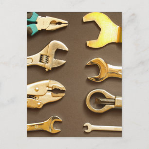 Carte Postale Outils main