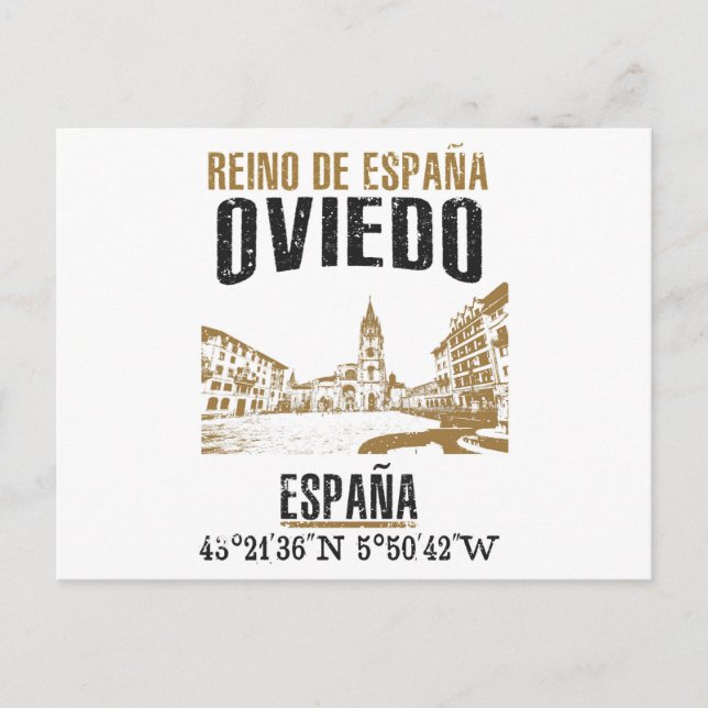 Carte Postale Oviedo (Devant)
