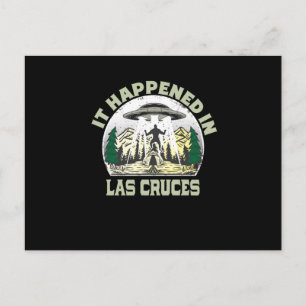 Carte Postale OVNI Alien À las cruces City