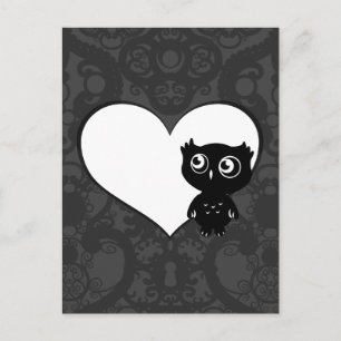 Carte Postale Owl Love IV