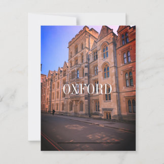 Carte postale Oxford