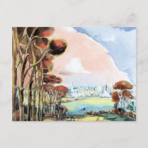 Carte Postale Oxford Pendant le quartier, tableau de Paul Nash