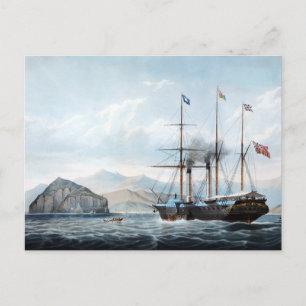 Carte Postale P&O vapeur Bentinck 1844