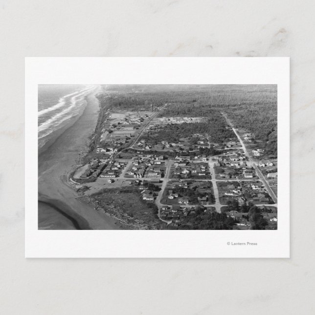 Carte Postale Pacific Beach, WA - Vue aérienne (Devant)