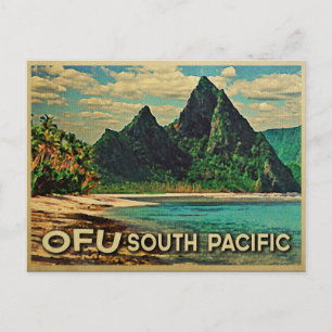 Carte Postale Pacifique Sud vintage Ofu