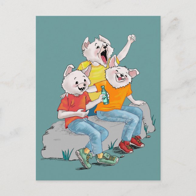 Carte Postale Pack de marionnettes (Devant)