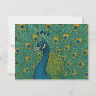 Carte Postale Pacock