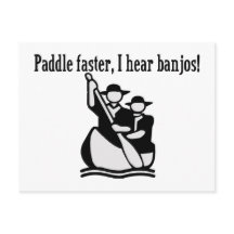 Paddle plus vite j'entends Banjos
